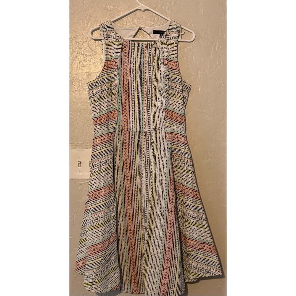 Torrid Insider Collection Sleeveless Open Back Skater Dress Size 10 Cotton Print